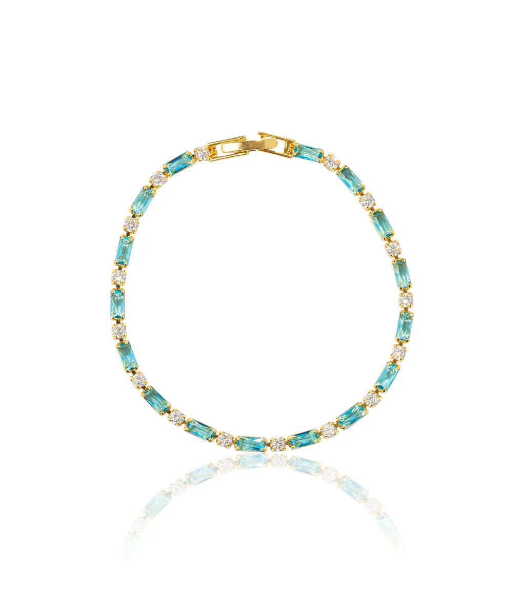 Armband með túrkíssteini | Gull