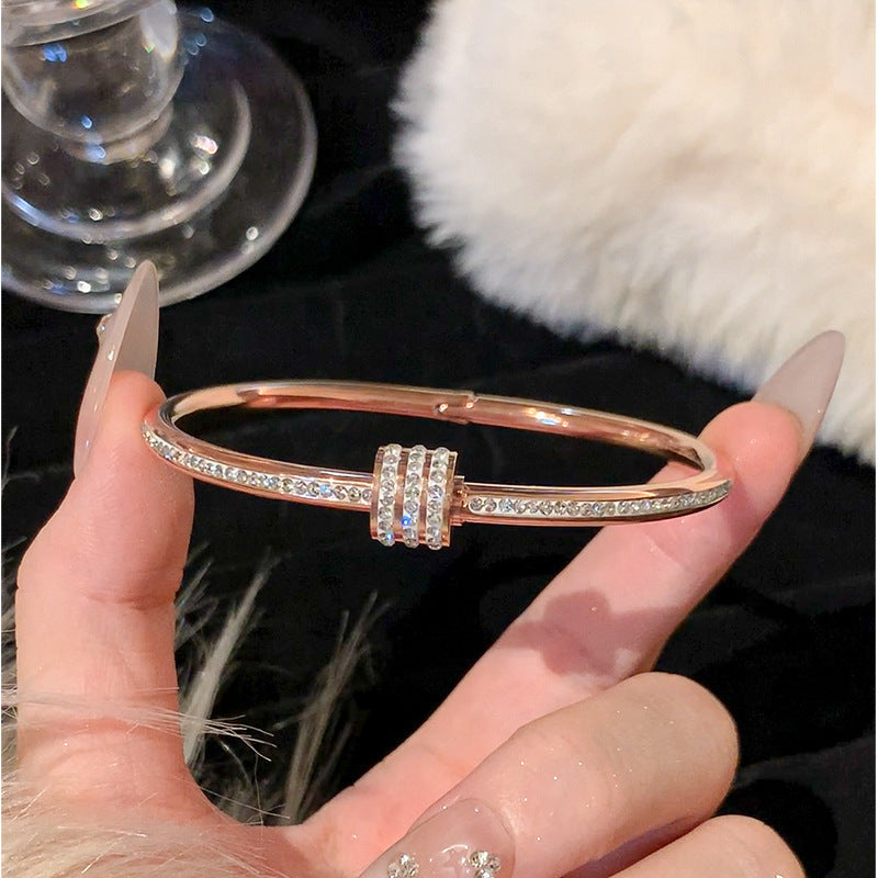 Gljáandi armband | Gull