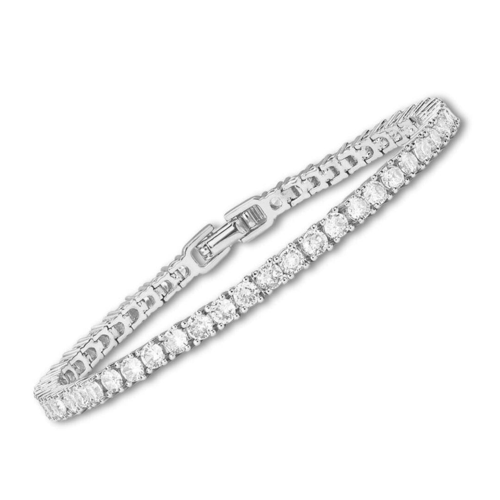 Tennisarmband | Hvítagull